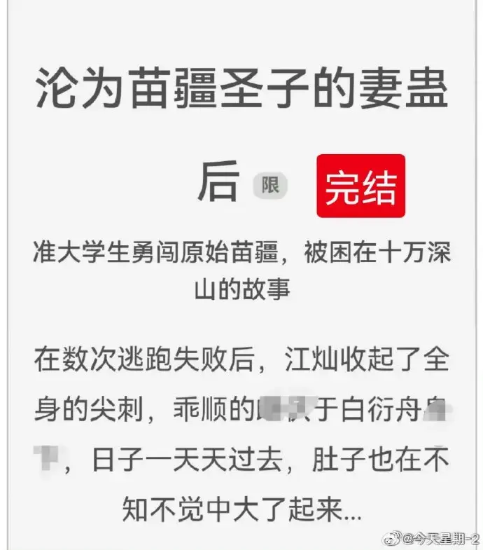 《沦为苗疆圣子的妻蛊后》狐狸雨txt小说全文免费阅读-沦为苗疆圣子的妻蛊后全集无删减完整版在线看-热门小说资源分享推荐收藏