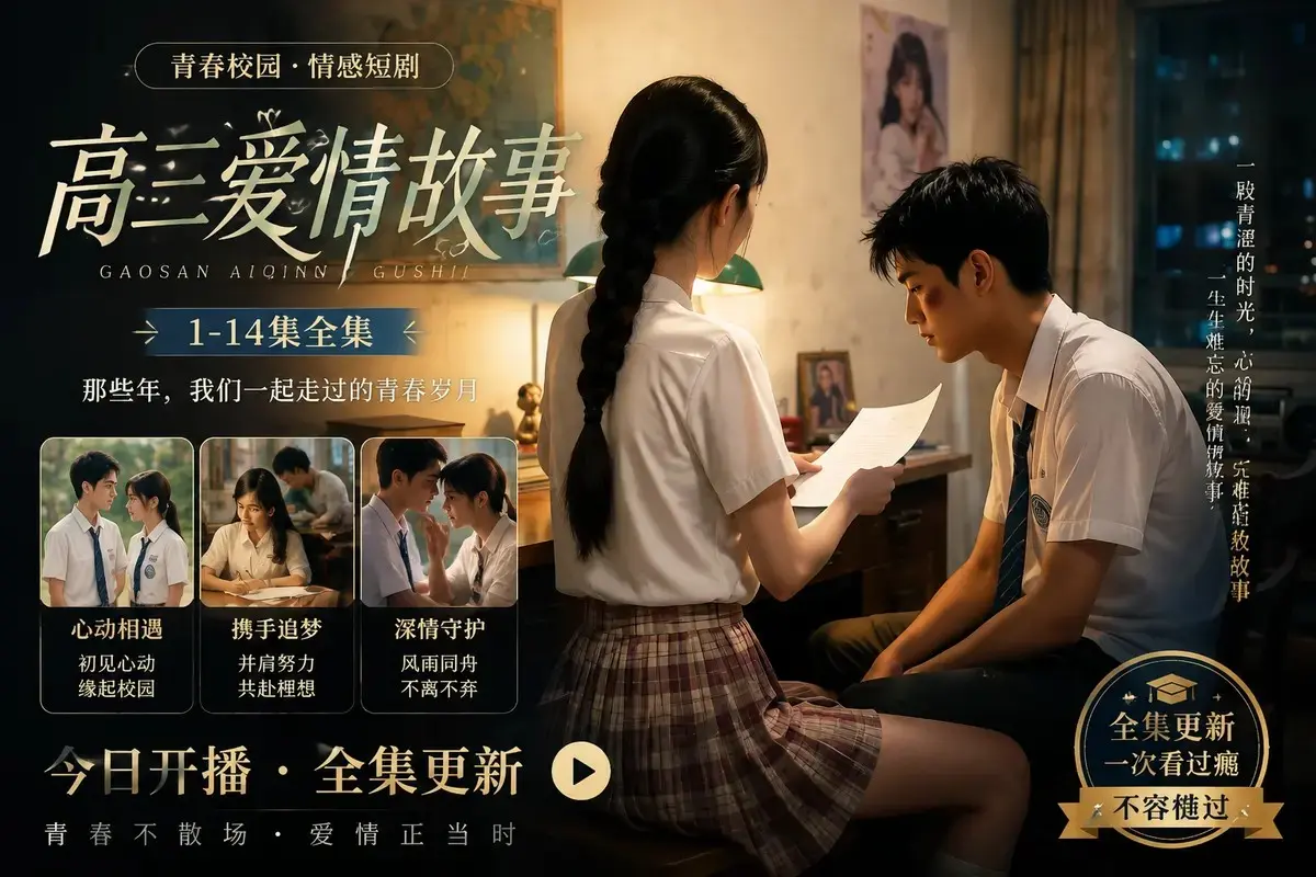 黄果魔改AI短剧《高三爱情故事》高清未删减全集 - 高三爱情故事if篇蓝光修复中字版 - 百度阿里云盘资源直链 - 高清零卡顿全程高能无尿点